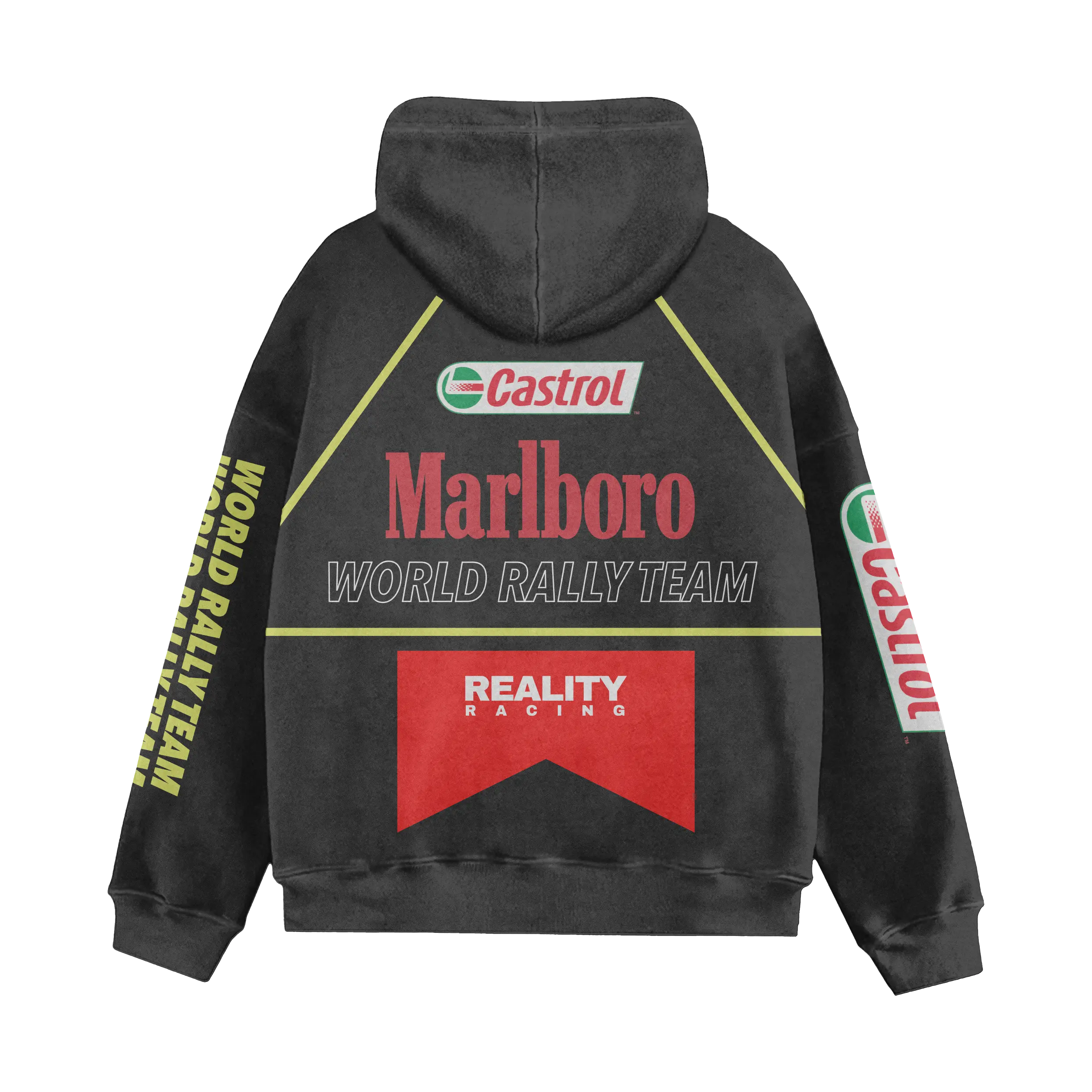 cigarette racing hoodie TEAM Logo Funny Made In USA S-3XL in Special Edition Cigarette Washed Rally Inspired Hoodie
