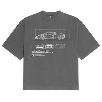 Orthographic Huracan Tee Reality