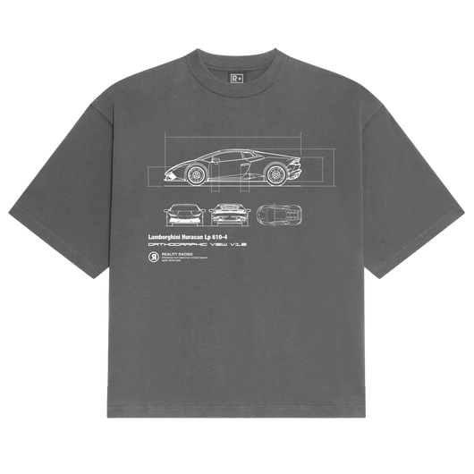 Orthographic Huracan Tee Reality