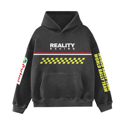 Washed Rally Inspired Hoodie Reality Racing