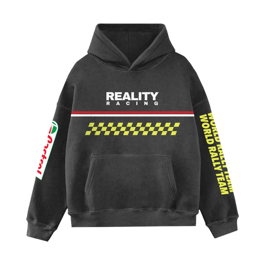 Washed Rally Inspired Hoodie Reality Racing