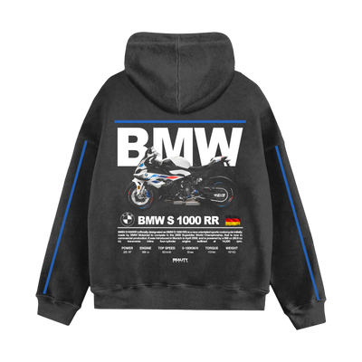 S1K Washed Moto Hoodie