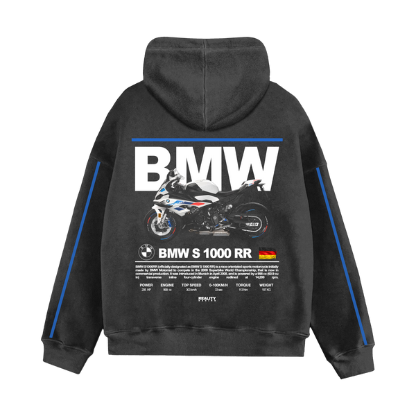 S1K Washed Moto Hoodie