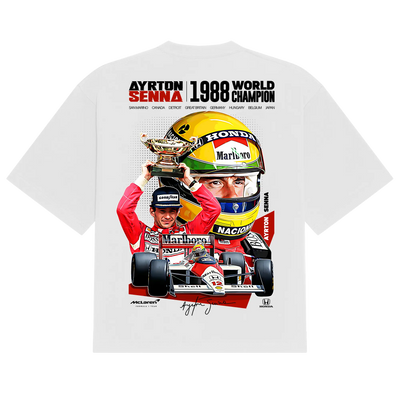 Senna 1988 Champion Tee Reality Racing