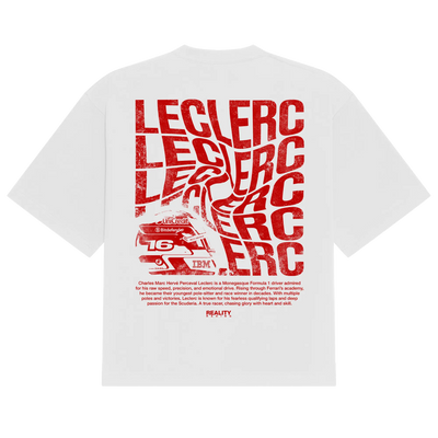 Leclerc Swirl Tee V2 Reality Racing