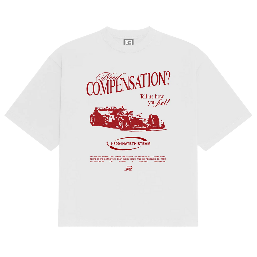 Need Compensation Tee Reality Racing