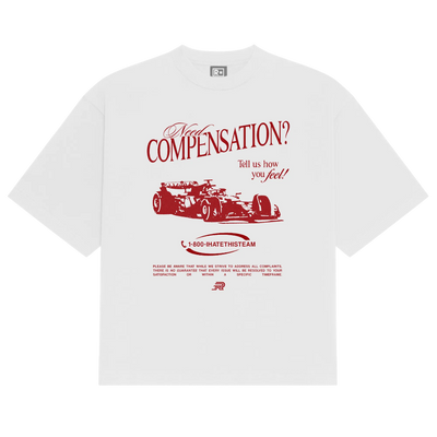 Need Compensation Tee Reality Racing