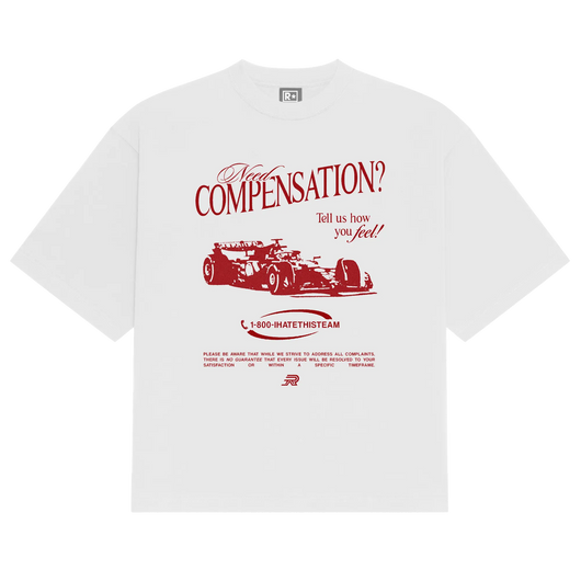 Need Compensation Tee Reality Racing