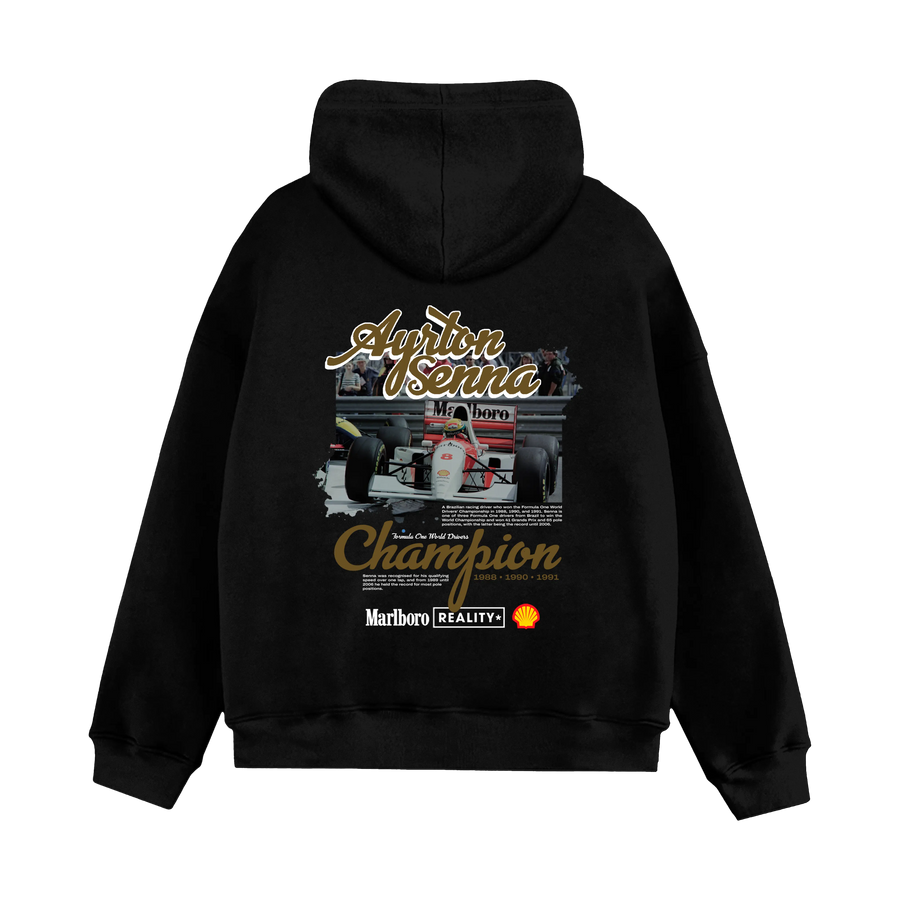 Senna Champion Hoodie Reality Racing