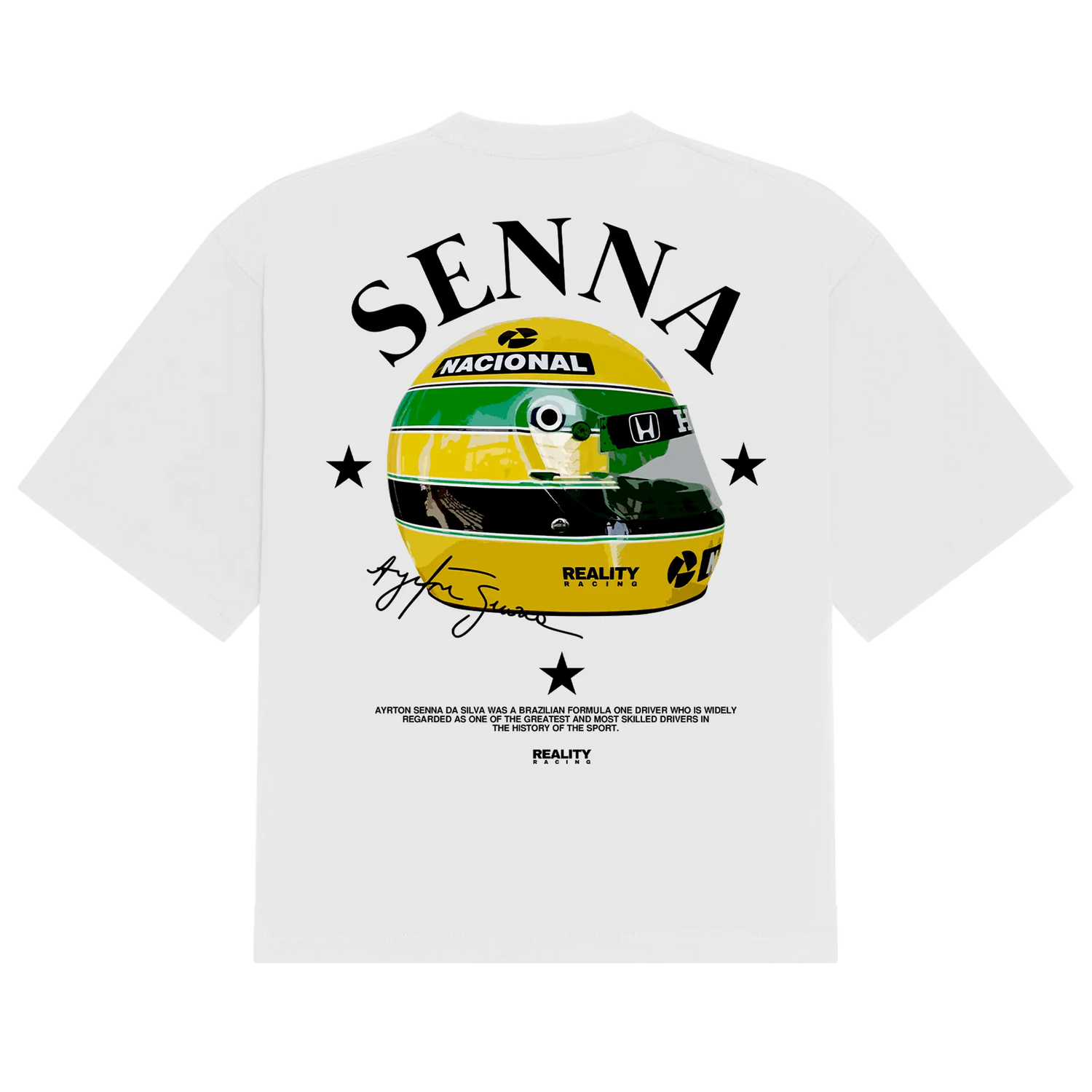 Senna Helmet Tee Reality Racing
