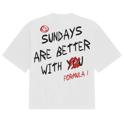 Sundays Are Better Tee V2 Reality Racing