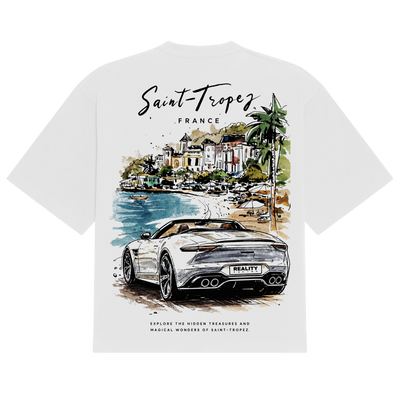 St Tropez France Tee — back
