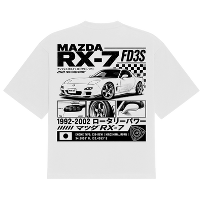 MAZDA RX-7 Tee — back