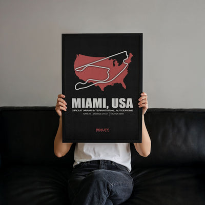 Miami Circuit Wall Art – Digital Edition