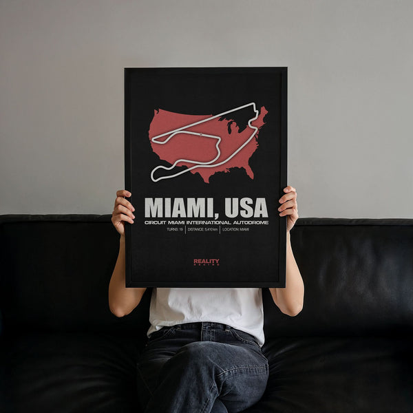 Miami Circuit Wall Art – Digital Edition