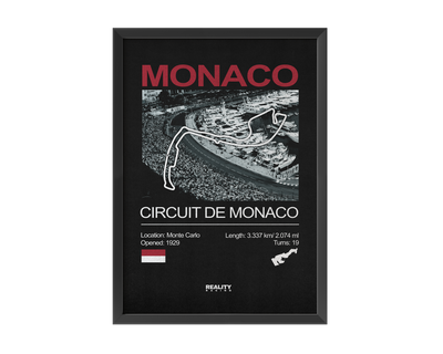 Monaco Circuit Wall Art – Digital Edition