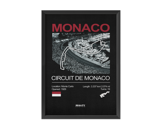 Monaco Circuit Wall Art – Digital Edition