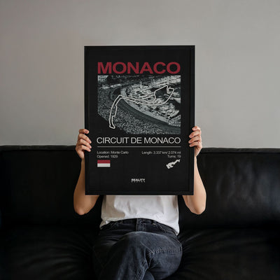 Monaco Circuit Wall Art – Digital Edition