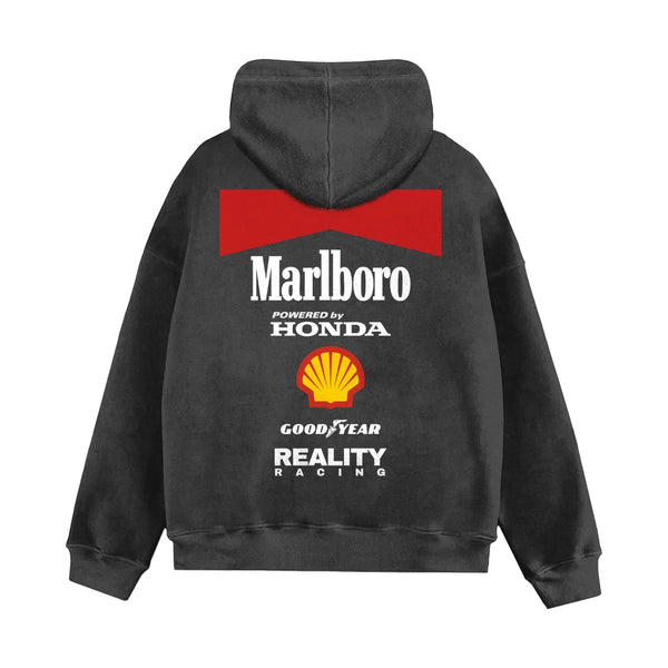 Washed Racing Inspired Hoodie